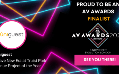 Uniguest wurde als Finalist in zwei Kategorien für die kommenden AV Awards 2023 bekannt gegeben