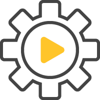 Video Editing - Grey and Yellow System-on-Chip