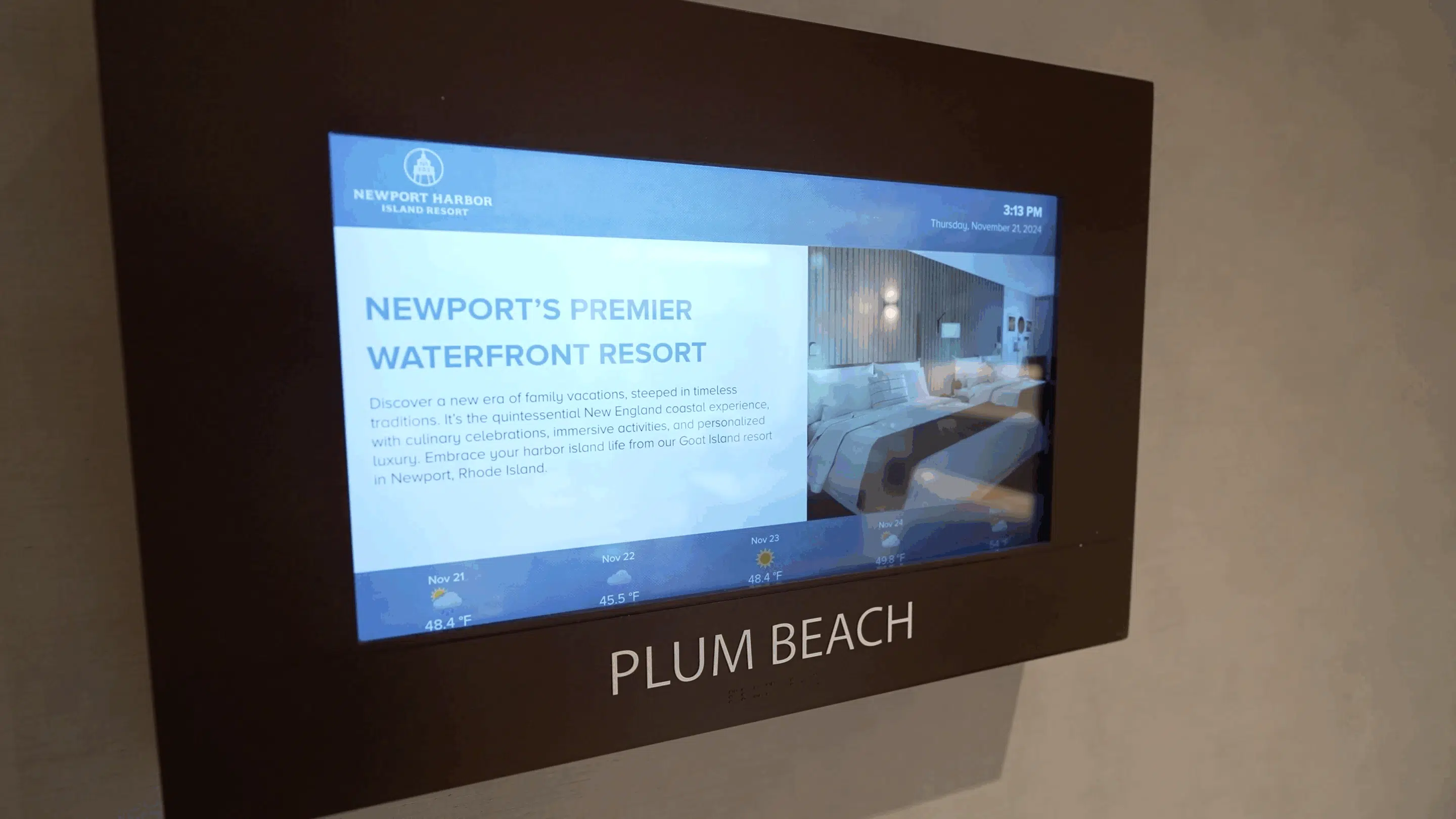 Newport Harbor Island Resort Room Board