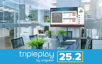 Uniguest IPTV and Digital Signage supercharged with wave of innovations in Tripleplay platform